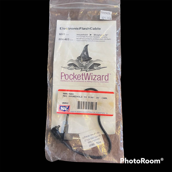 Pocket Wizard MB1/804-403 Electronic Flash Cable - Picture 1 of 4